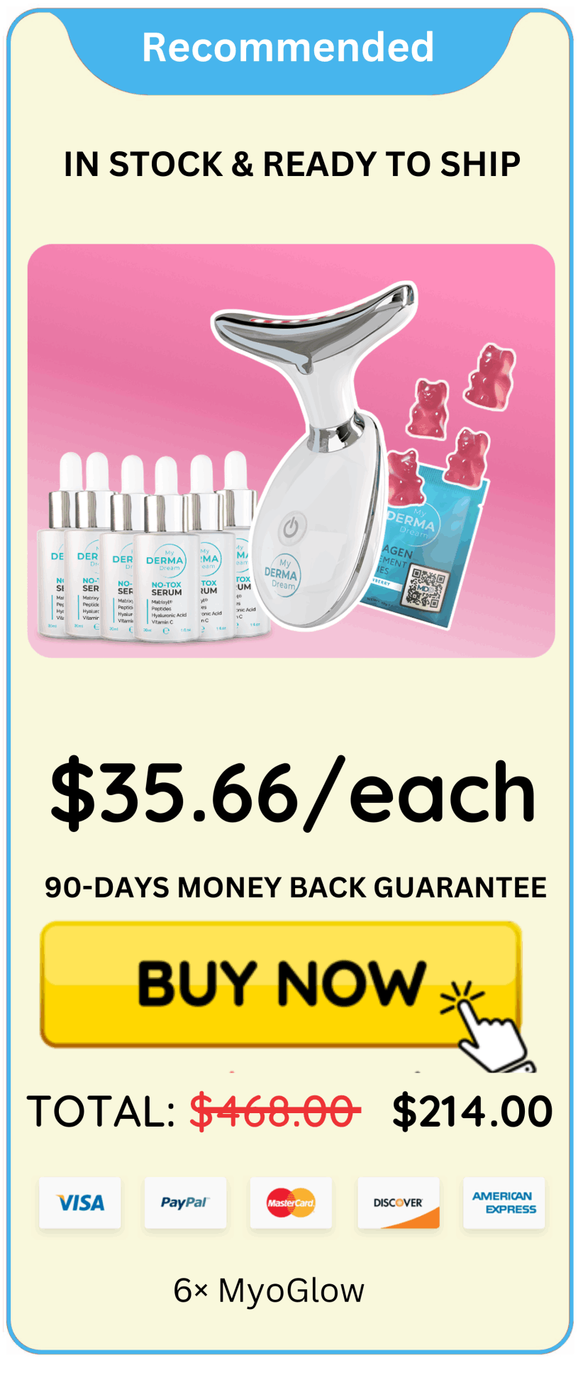 MyoGlow offer price 